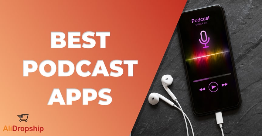 Main image for an article about best podcast apps