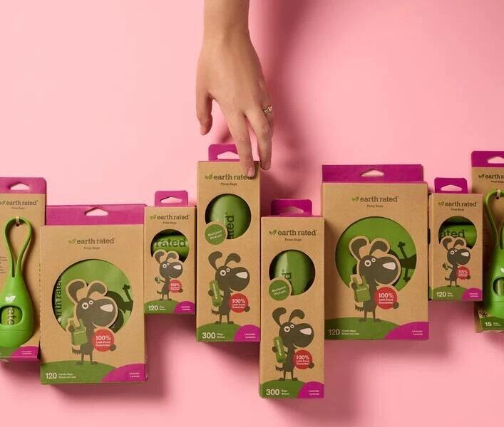 photo of earth rated product boxes