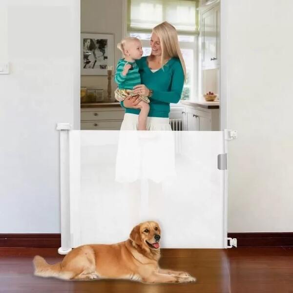 photo of an indoor pet fence