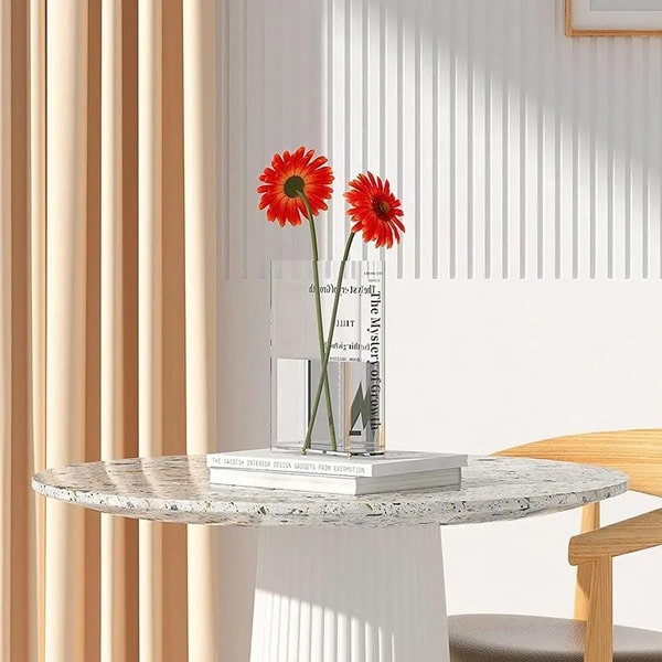 Book flower vase