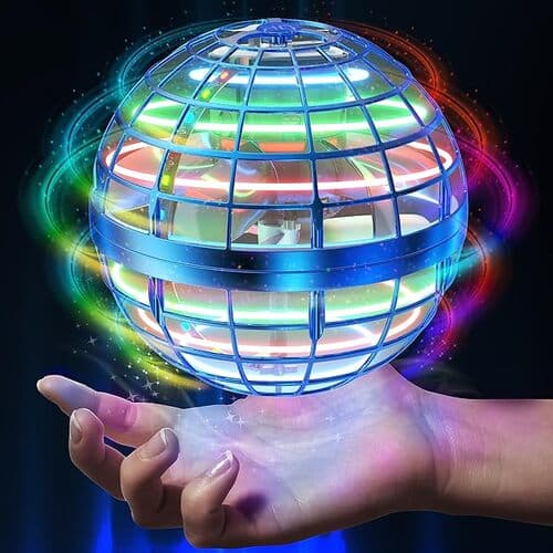 photo flying LED ball
