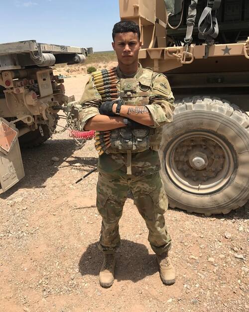 picture of Ason Figueroa as a soldier