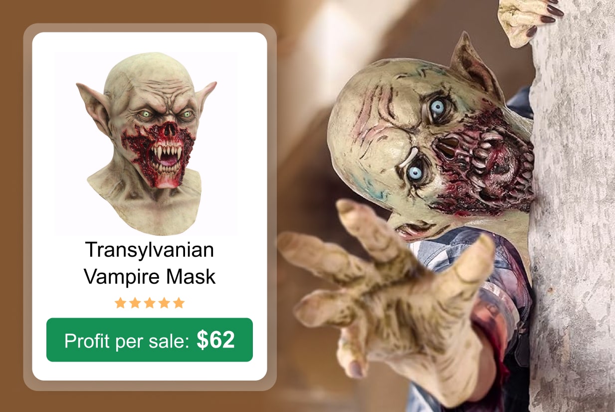 Vampire Face Mask