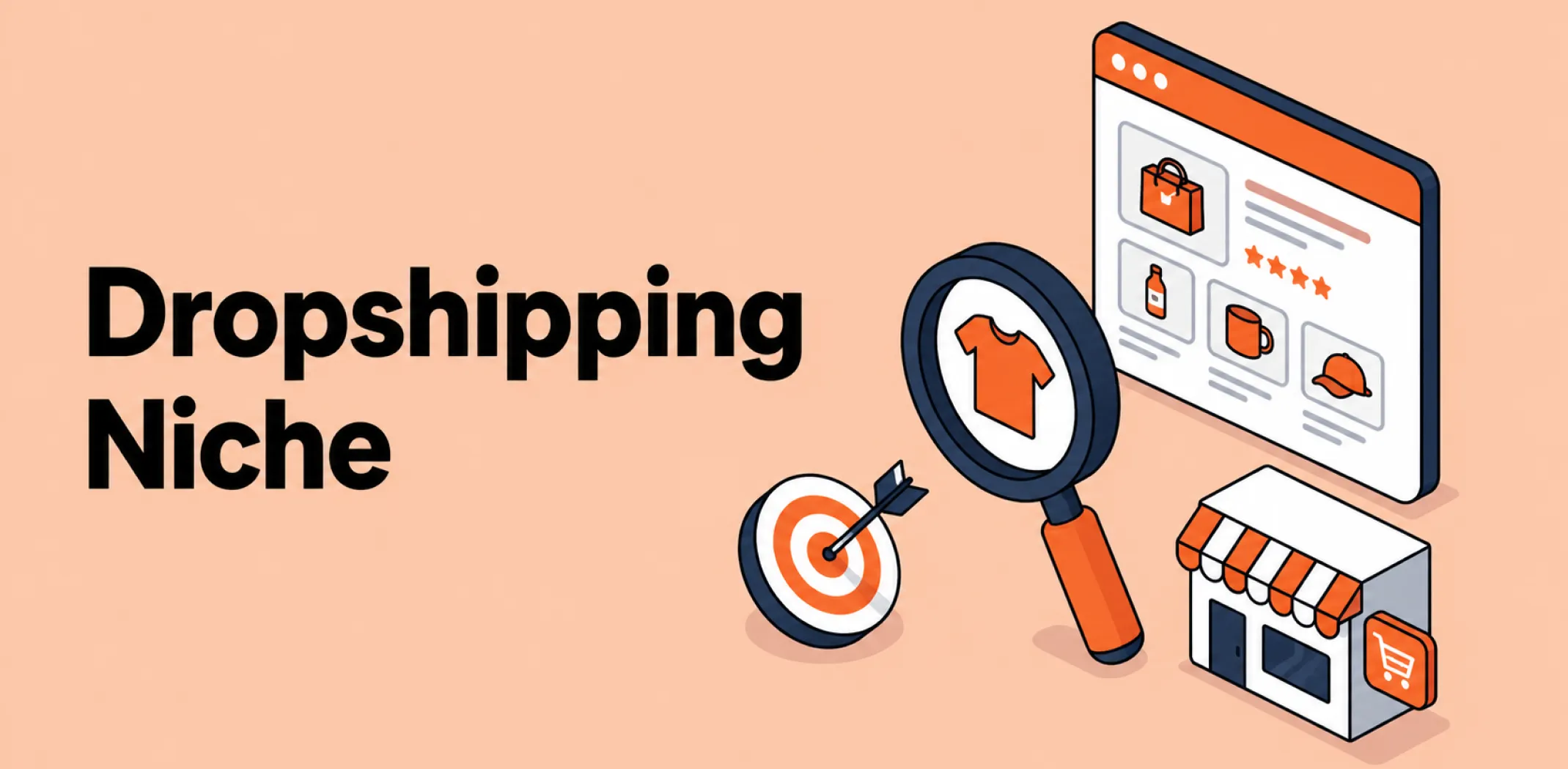 Featured image for an article about dropshipping niche