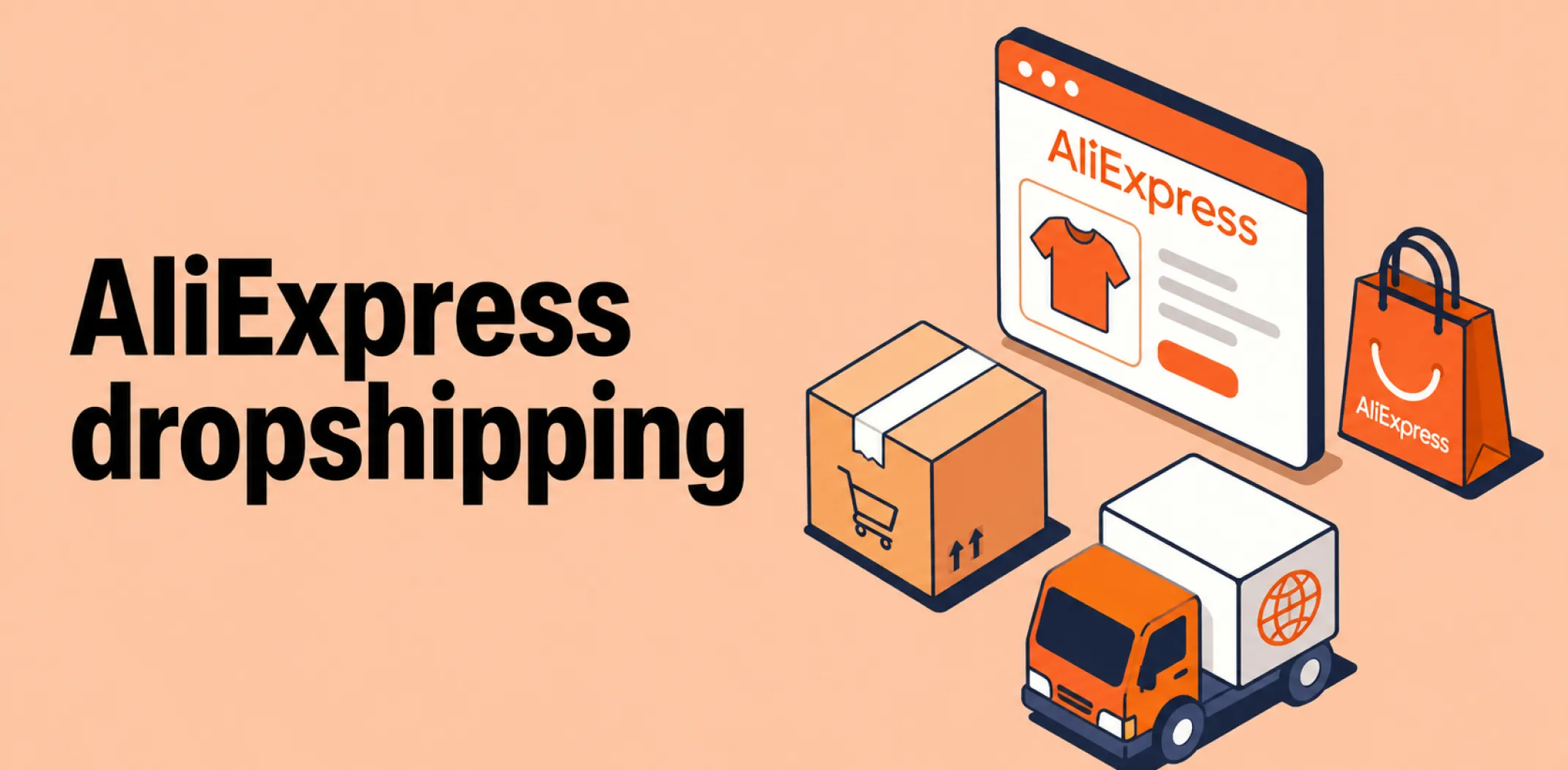 Featured image for an article on AliExpress dropshipping
