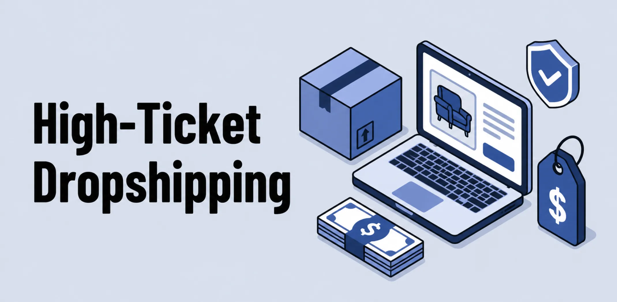 Featured image for an article on high-ticket dropshipping