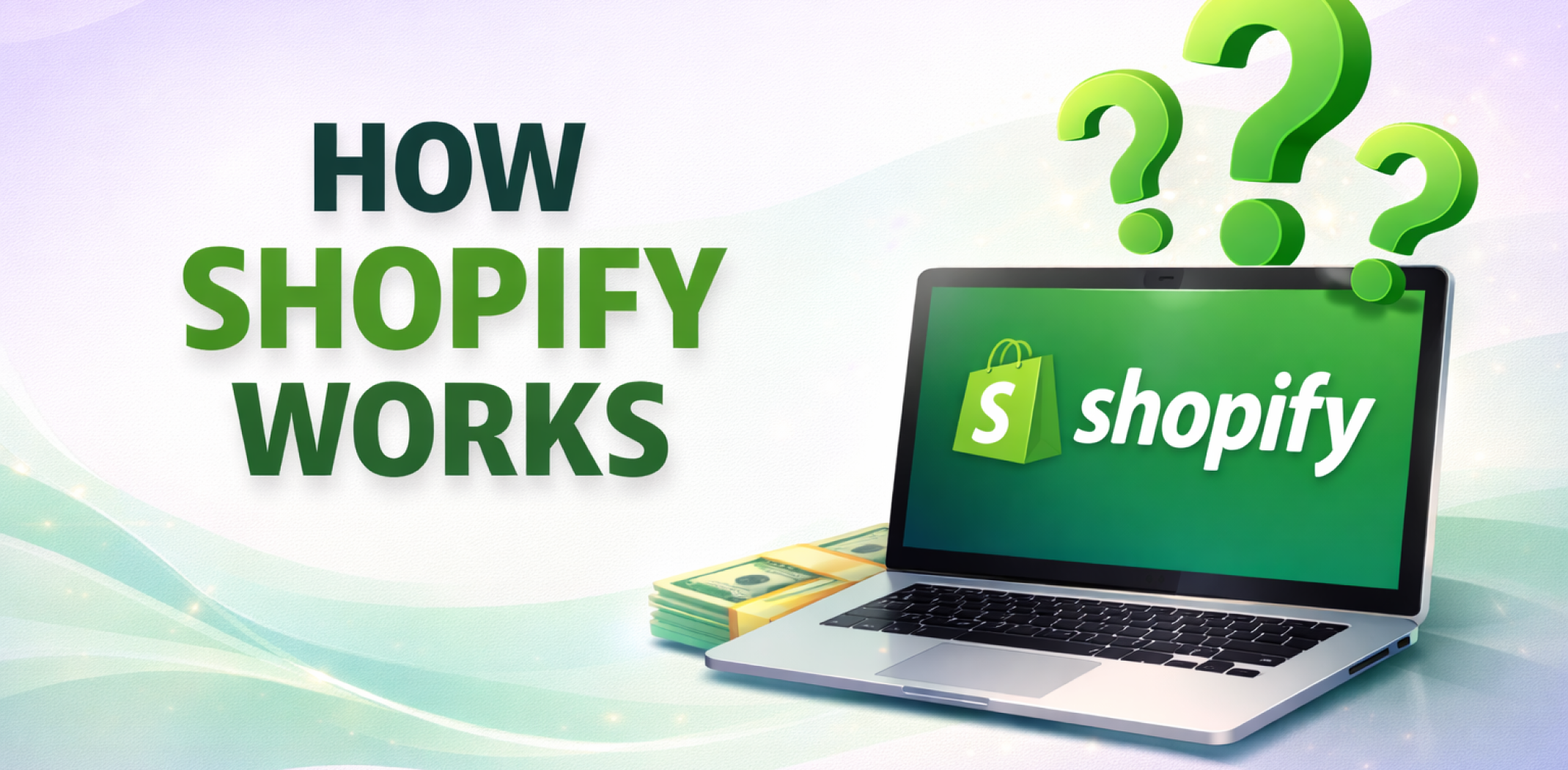 Featured image for the article about how shopify works.