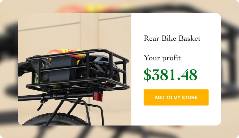 Rear Bike Basket