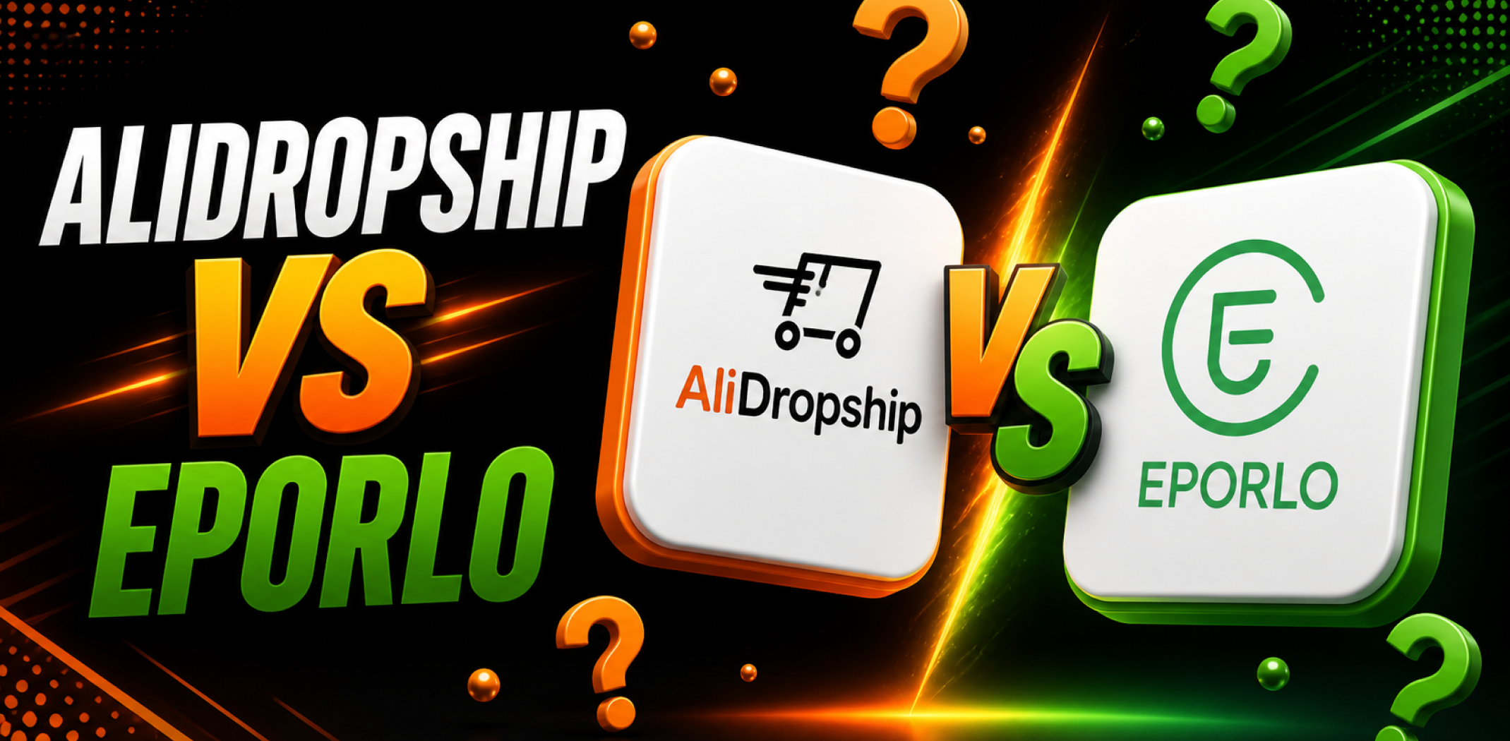 Featured image for the article with comparison of AliDropship vs EPROLO.
